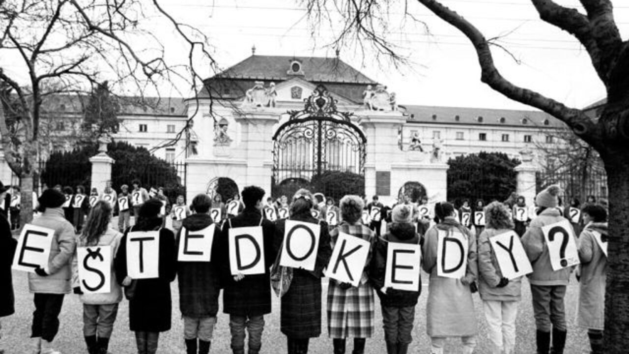 november ´89 Nežná revolúcia (Archív TASR/Ivan Rychlo)